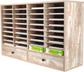 PAG Mail Sorter Organizer, Wood Literature Organizer, Student Mailbox by PAG