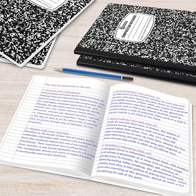 Rosmonde 1000 Pack Composition Notebooks Bulk, Wide Ruled, Pallet of Notebooks - Image 5