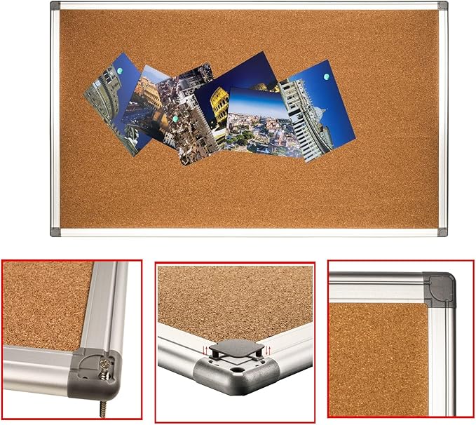 Cork Bulletin Board, Bulletin-Boards, Notes Board, Memo Board, 24x 36 inch - Image 8