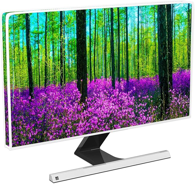 Baocicco Fashion Violet Marble Waterproof TV Dust Cover 55 Inch Anti-Static by Baocicco