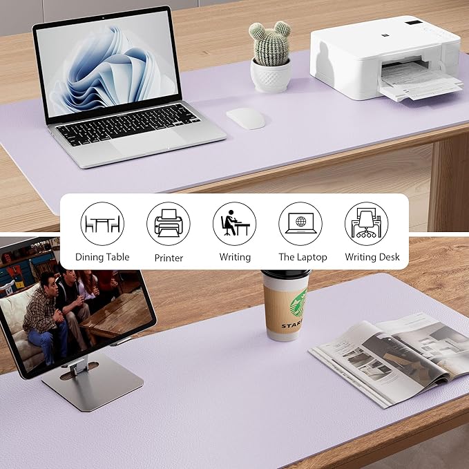 Aothia Large PU Leather Desk Pad Protector - Image 7