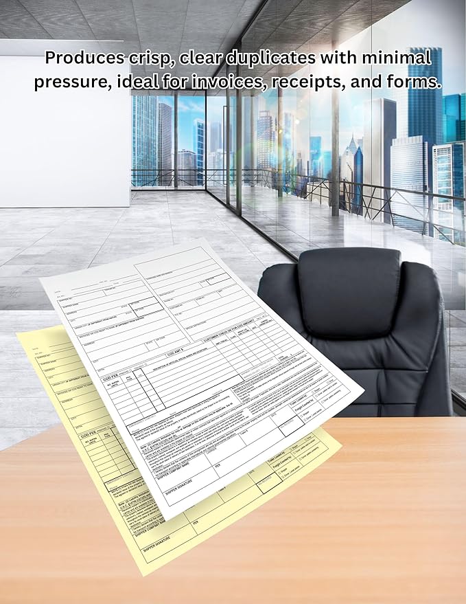 Limited Papers, Carbonless Sheets, Pre Collated, Bond Finish., 20 Ream) - Image 4