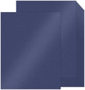100 Sheets Navy Blue Shimmer Cardstock 8.5 x 11 Blue Paper, Goefun 80lb Card by Goefun