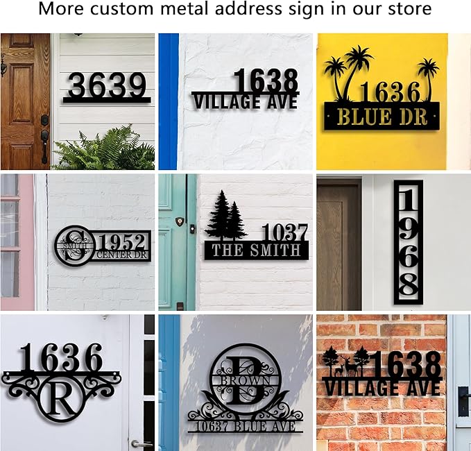 Personalized Horizontal House Numbers - Image 7