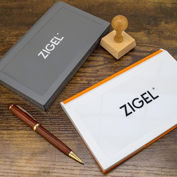 2 Pack Plastic Case Stamp Pad Large Size - Image 5