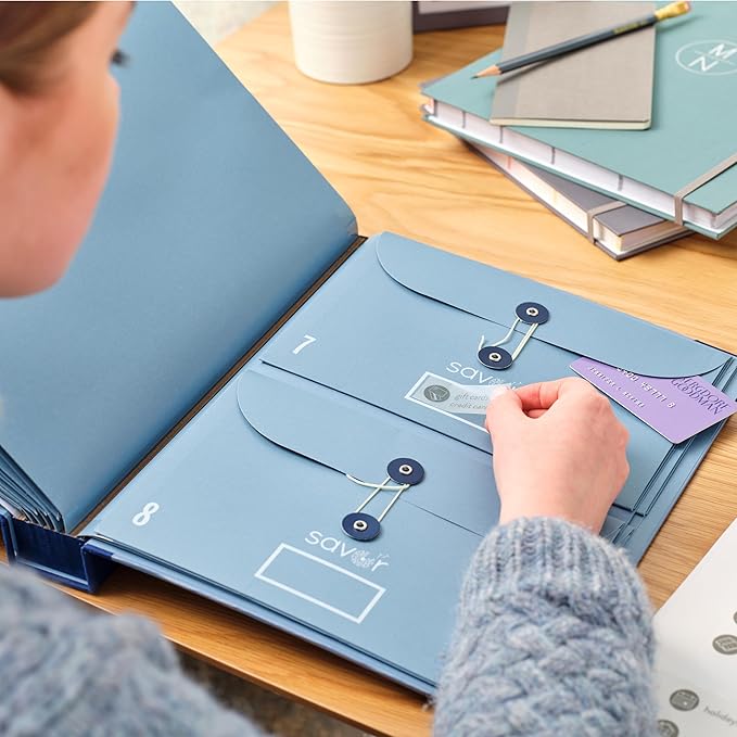 Savor | The Folio™ Document Organizer 2025 Edition | Acid-Free Custom Dyed - Image 5