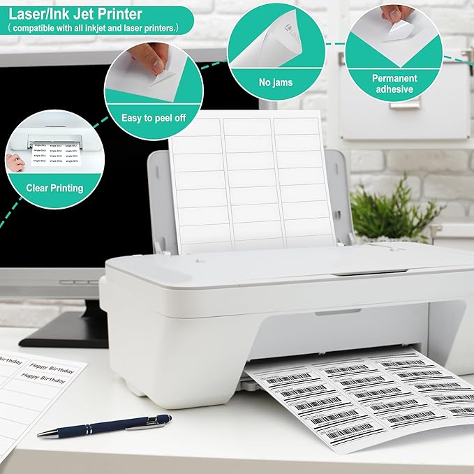 L LIKED Printable Address Labels, 900 Labels, 30 per Sheet, Mailing Labels - Image 5