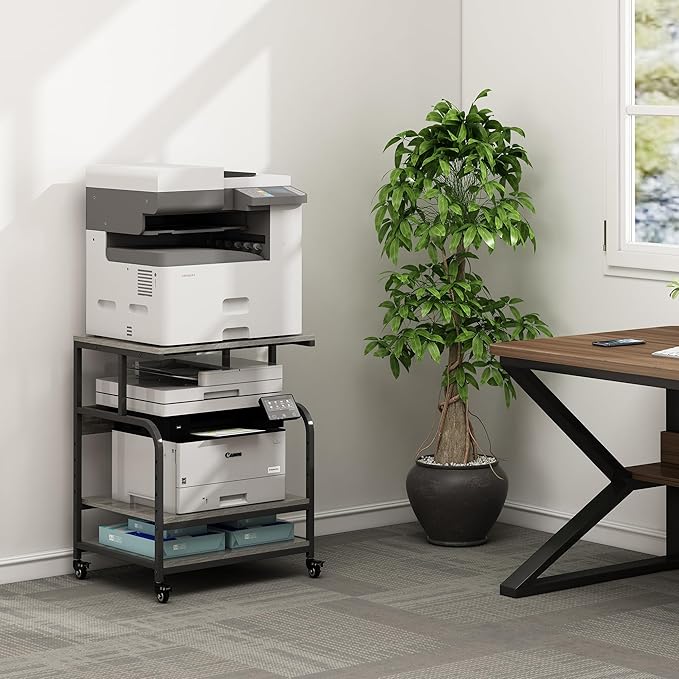 Fannova Large Printer Stand Table 23.6 x18.9 x 30 Inches - Image 6