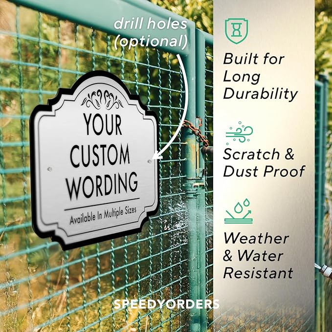 Custom Decorative Outdoor Metal Sign - Image 6