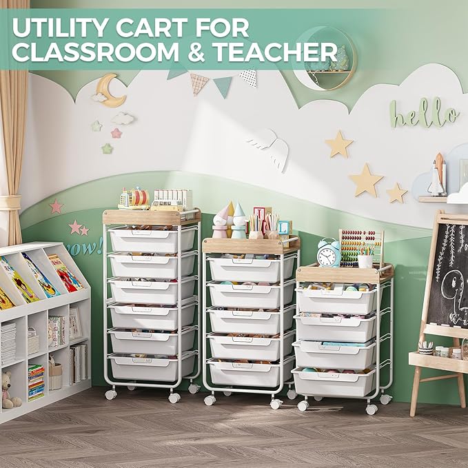 Rolling Storage Utility Cart - Image 8