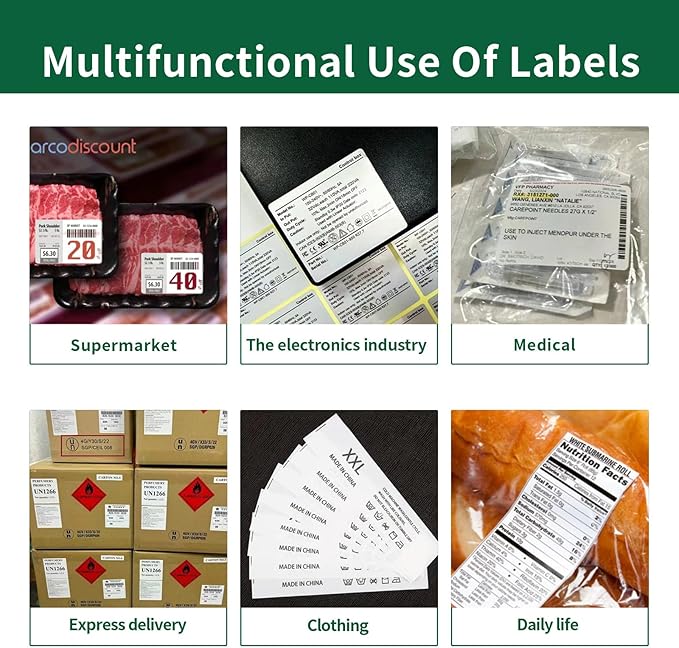 Gemsroyal Colored Labels Printable 2"×3", Neon Moving Label Stickers - Image 6