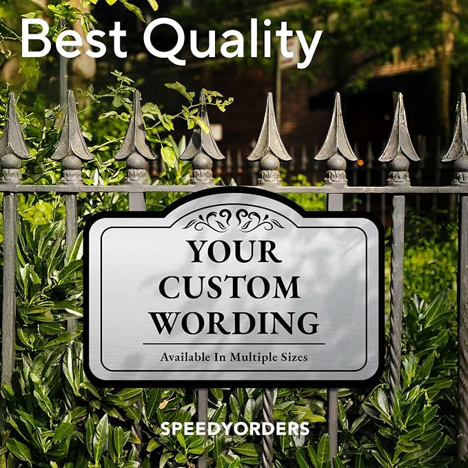 Custom Decorative Outdoor Metal Sign - Image 8