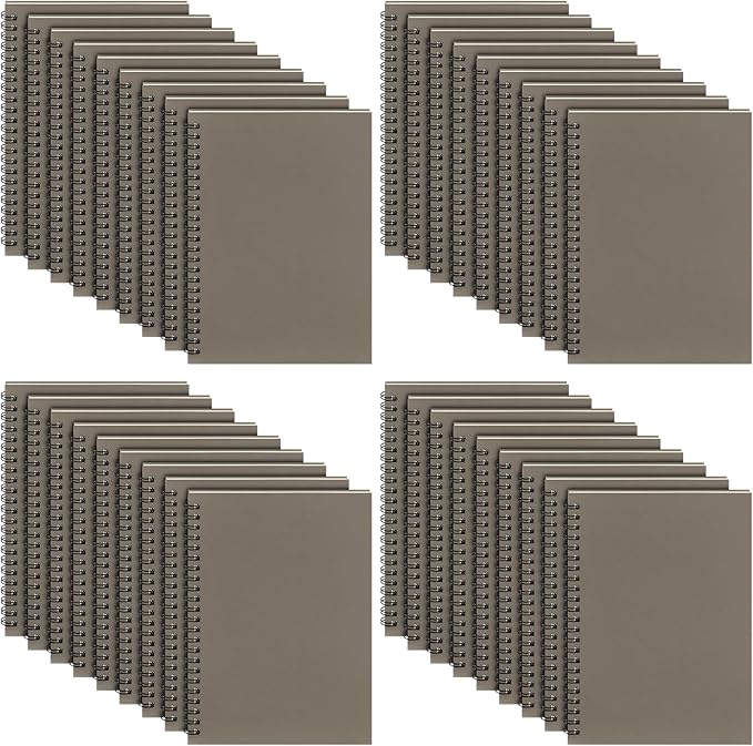 Yahenda 36 Pcs Spiral Notebook Bulk A5 Journal Lined 8.3'' x 5.5'' Writing by Yahenda