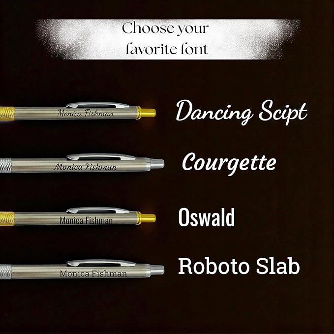 ELMA VADA STUDIO Custom Engraved Mechanical Pencil Set – Personalized 0.7mm & - Image 9