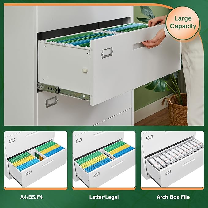 Letaya 3 Drawer File Cabinets - Image 4