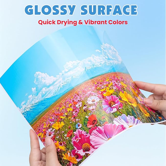 150 Sheets Glossy Sticker Paper, 8.5in x 11in Sticker Paper - Image 4