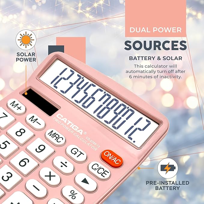CATIGA 12 Digits Desktop Calculator - Image 5