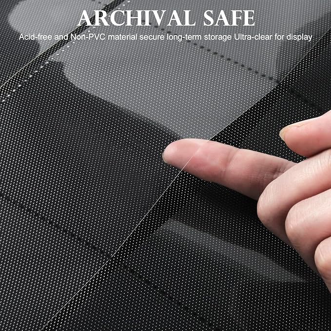 GEAoffice 9 Pockets Top Loader Binder Holds 324 Cards, Premium PU Leather - Image 6