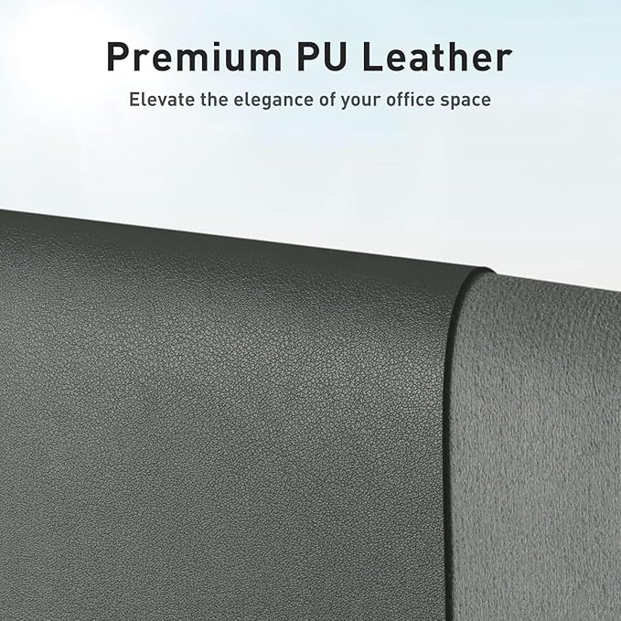 Aothia Leather Desk Pad Protector, Office Desk Mat, Large Mouse Pad, Non-Slip - Image 2