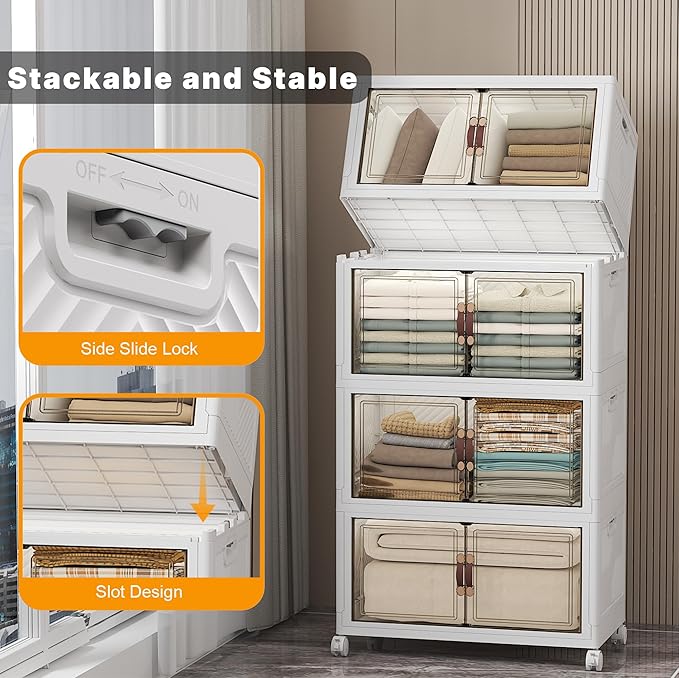 UAMFURI Extra Large Stackable Storage Bins - Image 6