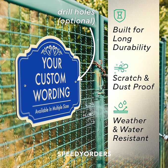 Custom Decorative Outdoor Metal Sign - Image 6