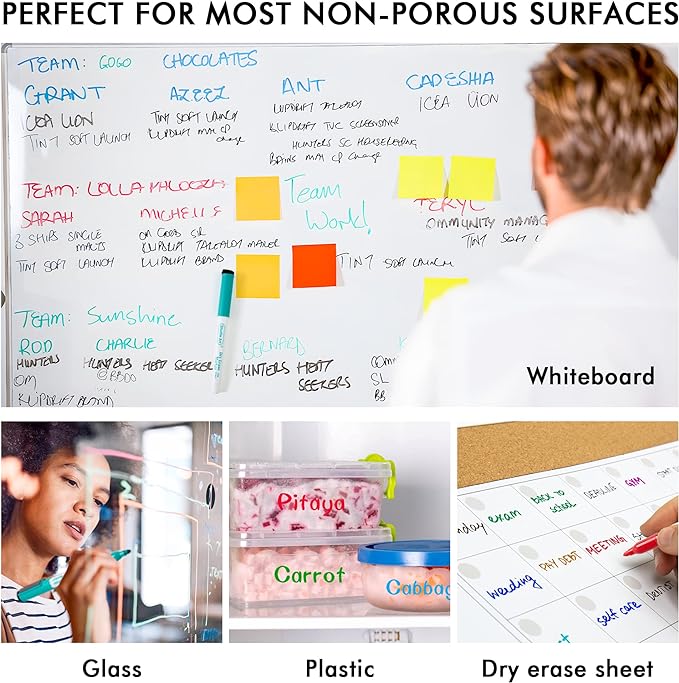 Shuttle Art Dry Erase Markers, 25 Pack 20 Colors Whiteboard Markers, Bundled - Image 5