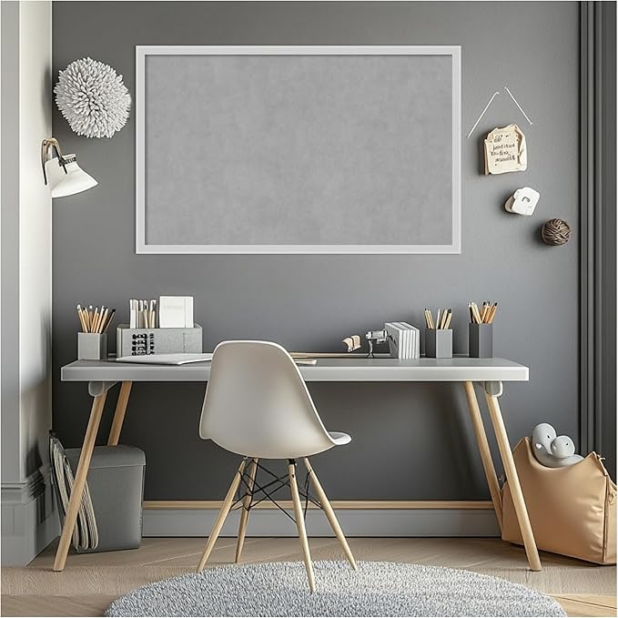 Amanti Art Silver Framed Magnetic Board 21x33 Large Vision Board - Image 7