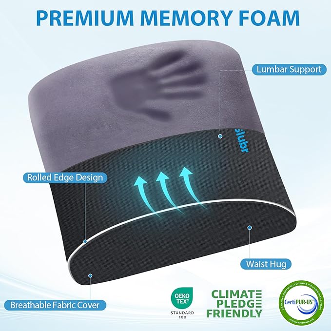 SweetSlubr Large Lumbar Support Pillow - Image 3