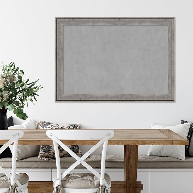 Amanti Art Grey Framed Magnetic Board 29x41 Large Vision Board - Image 5