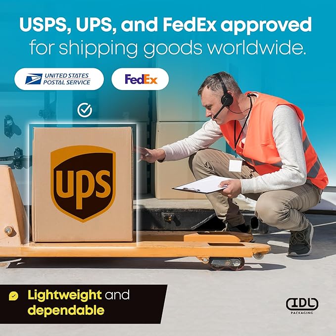 IDL Packaging Cube Corrugated Shipping Boxes 10"L x 10”W x 10"H - Image 5