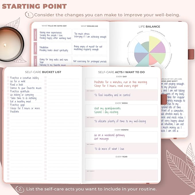 Clever Fox Self-Care Journal – Daily Reflection Notebook – Mental Health & - Image 2
