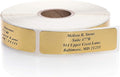 Gold Foil Personalized Return Address Labels Without Dispenser by ArtisticDirect