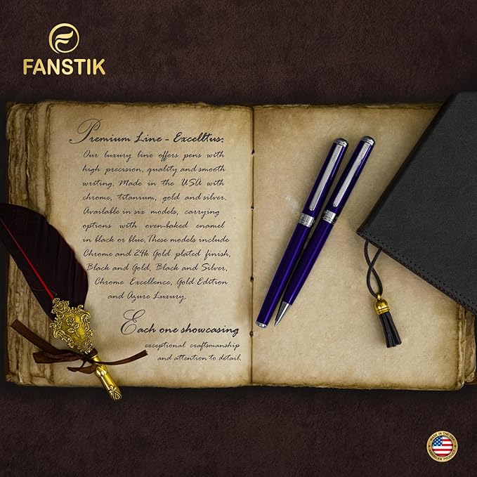 FANSTIK Customized Luxury Rollerball pen, fancy gift set - Image 5