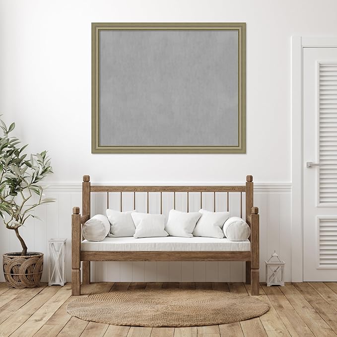 Amanti Art Silver Framed Magnetic Board 45x53 Oversize Vision Board - Image 6