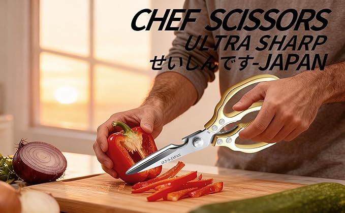 Kitchen Scissors Gold - Image 3