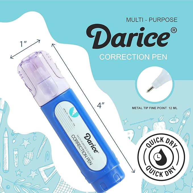 Darice Liquid Correction Pen Box of 24 - Image 2