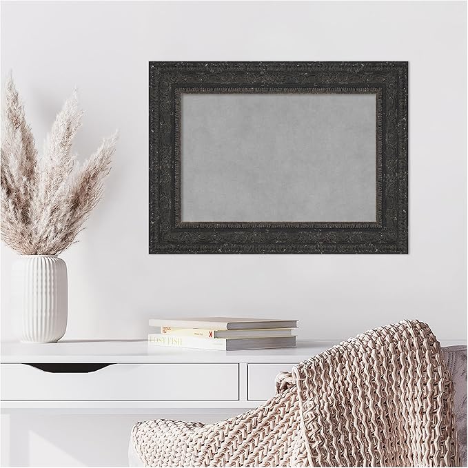 Amanti Art Black Framed Magnetic Board 17x23 Small Vision Board - Image 6