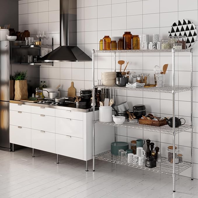 Regal Altair 21" Deep x 48" Wide x 64" Height Wire Shelving Kit | 4-Tier | NSF - Image 2