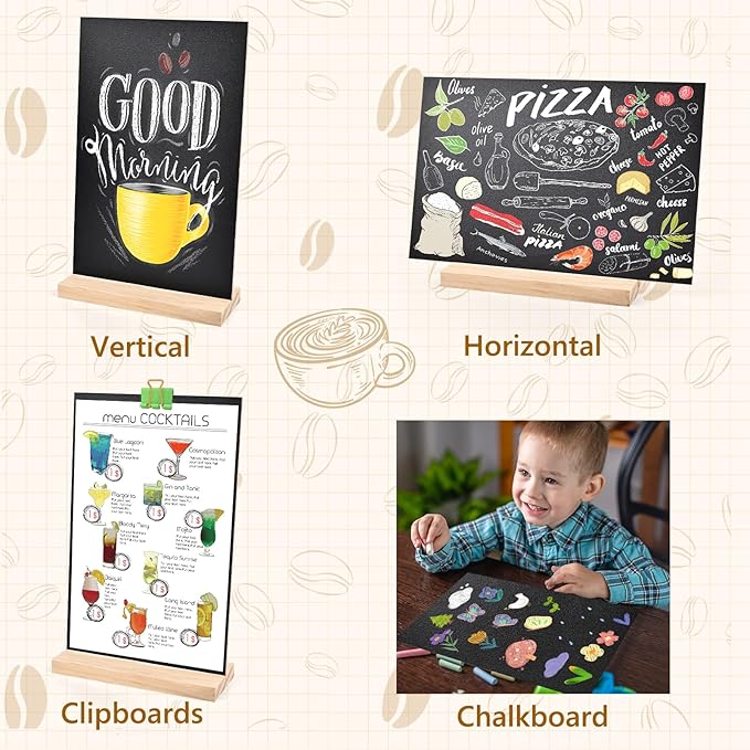 Bouiexye 1 Pack 8.1x12 in Chalkboard Signs - Image 3