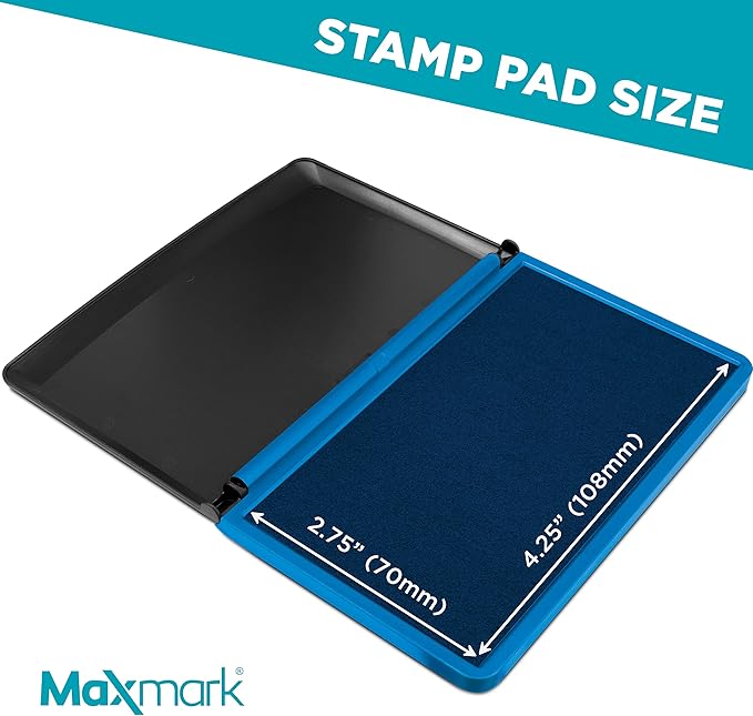 MaxMark Large Blue Stamp Pad - Image 3