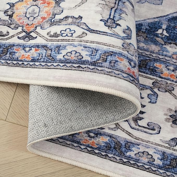 Rugcomf Vintage Medallion Rugs for Entryway 2'x3' - Image 6