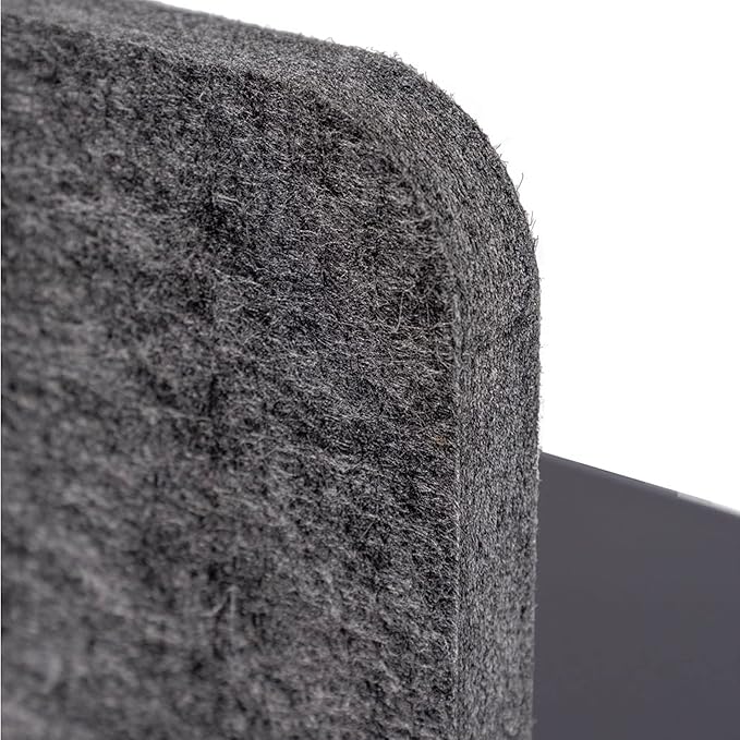 ReFocus™ Raw Clamp-On Acoustic Desk Divider – Reduce Noise and Visual - Image 4