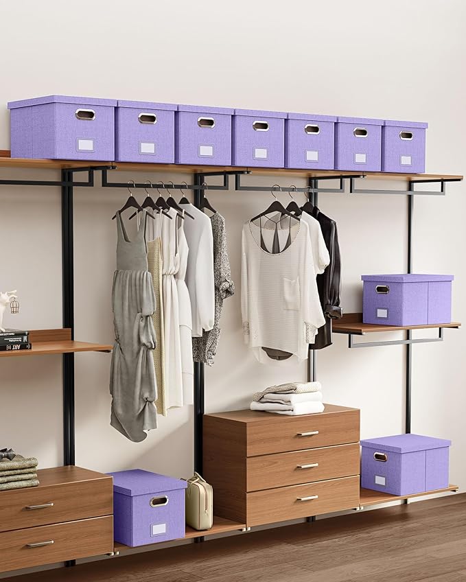 2 Pack File Storage Organizer, Filing Box, Portable File Box - Image 7