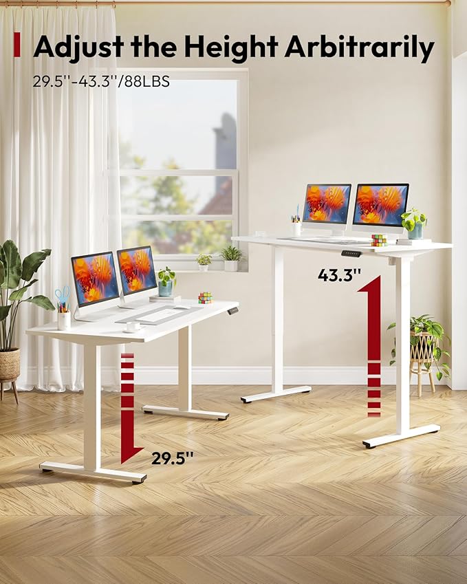SANODESK Electric Standing Desk 40 x 24 Inches Whole-Piece Desktop Height - Image 9