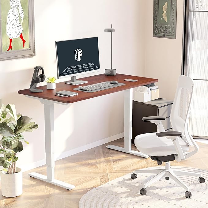 FLEXISPOT E6 3-Stage Dual Motor Electric Standing Desk 55 x 28 Sit Stand Up Desk - Image 2