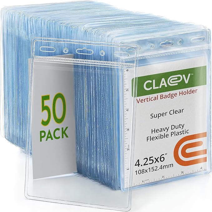 Claev Flexible and Tear Resistant Vertical 4x6 Passport & Card Holders by Claev