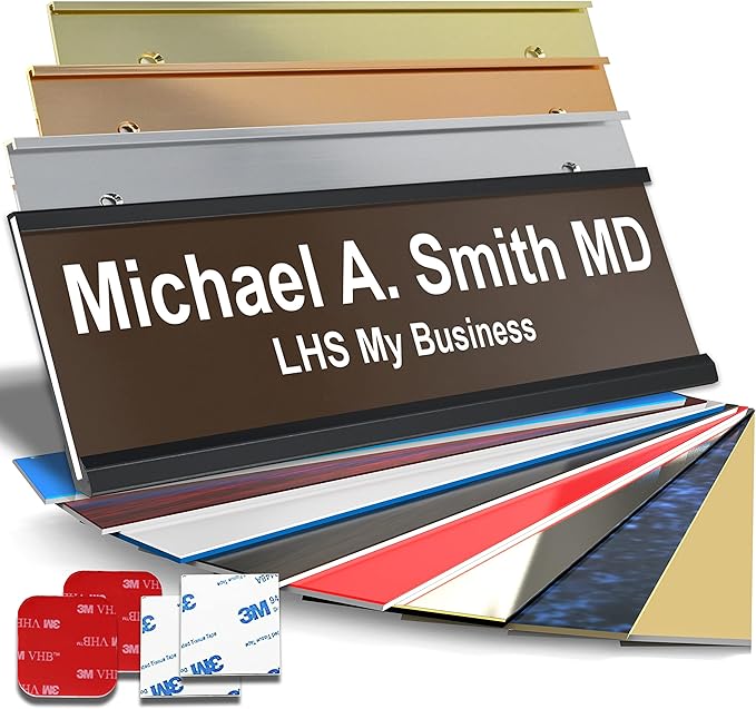 Custom Name Plate for Doors, by LHS+My+Business