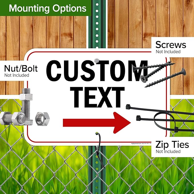 Custom Arrow, Custom Directional Sign, Right Arrow, 12x18 Inches, Rust Free - Image 5