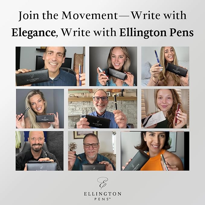 Ellington Pens Luxury Fountain Pen Set- Extra Fine Nib- Includes 3 Ink - Image 7