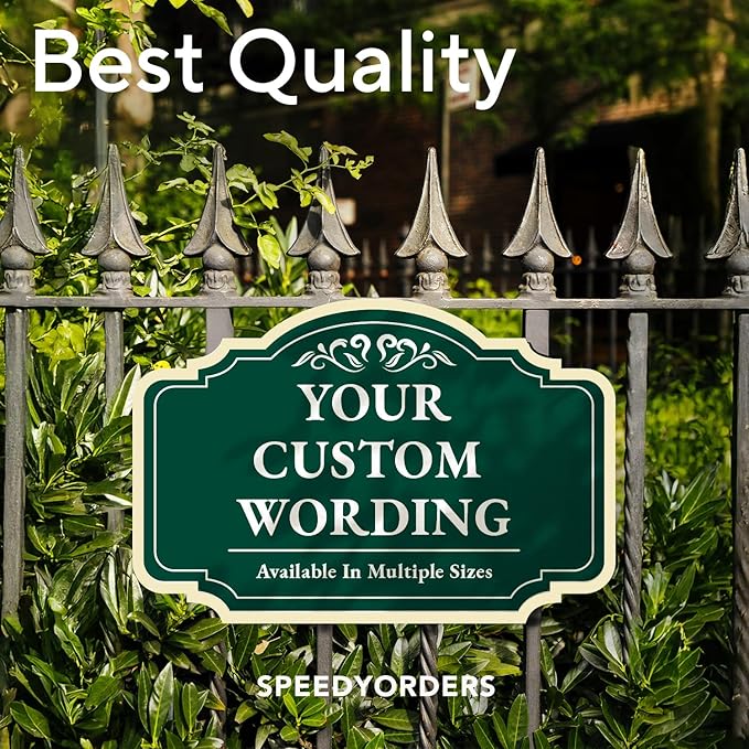 Custom Decorative Outdoor Metal Signs, Personalized Aluminum Signs, Customized - Image 7